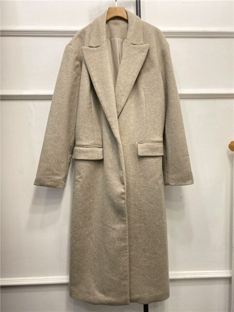 Damski dwurzędowy płaszcz zimowy - obrazek 2