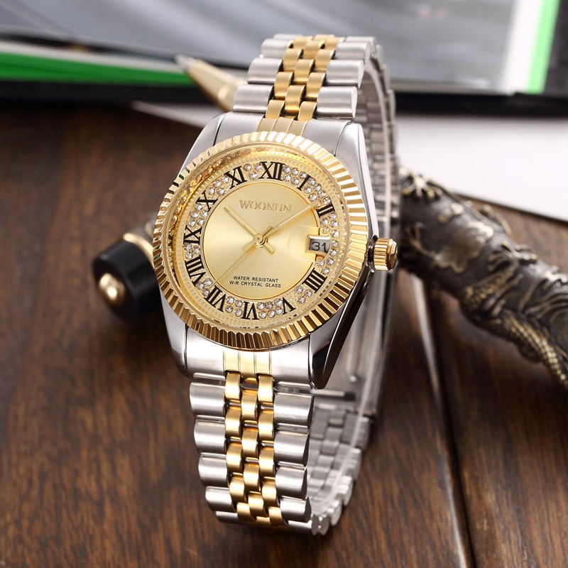 Zegarek Woonun złoty - obrazek 8