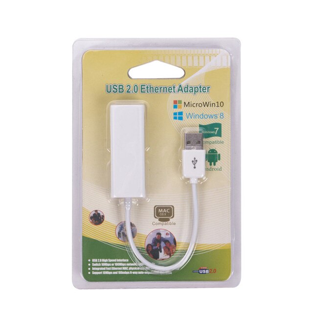 Adapter bezprzewodowy USB 2.0 10-100Mbps RJ45