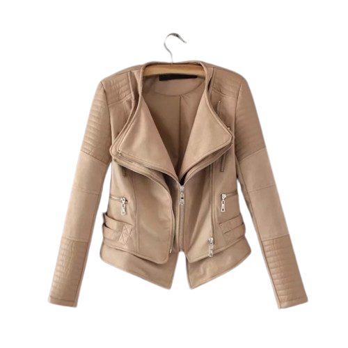 Damska beżowa ramoneska