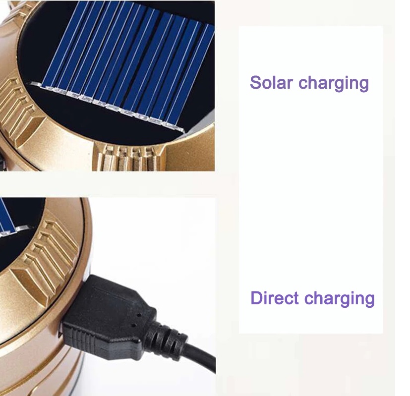 Latarka turystyczno-kempingowa CZARNA - obrazek 4