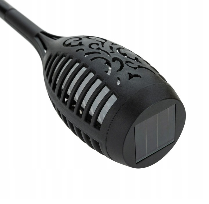 3x Ogrodowa lampa solarna pochodnia imitująca ogień - obrazek 2