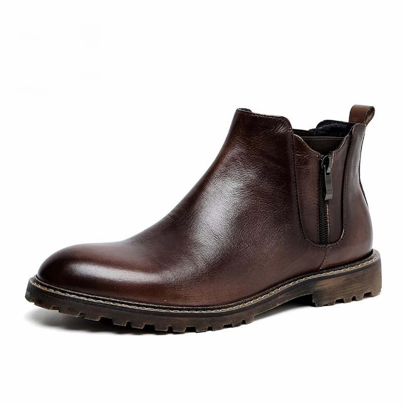 Męskie Eleganckie Botki Sztyblety Rozmiar 44