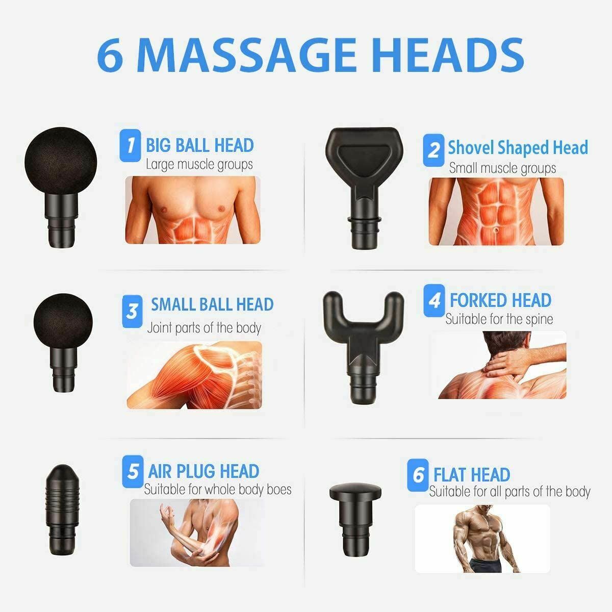 Masażer zestaw do masażu Massage Gun - obrazek 3