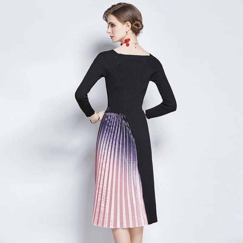 Sukienka 2in1 sweter sukienka - obrazek 2