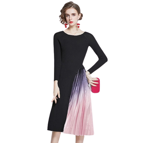 Sukienka 2in1 sweter sukienka