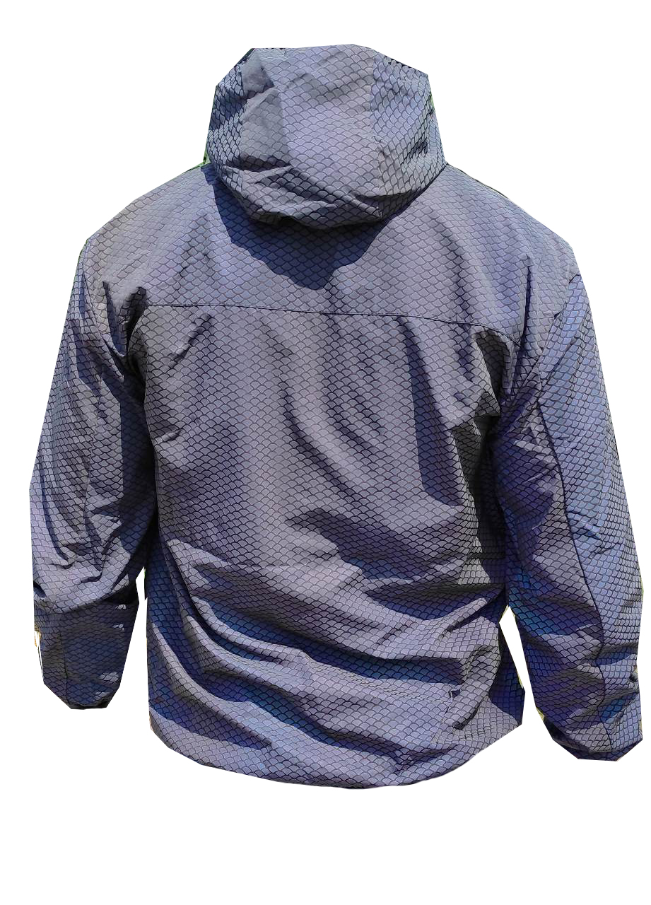 Kurtka wiatrówka męska kameleon z kapturem rozm.L - obrazek 2