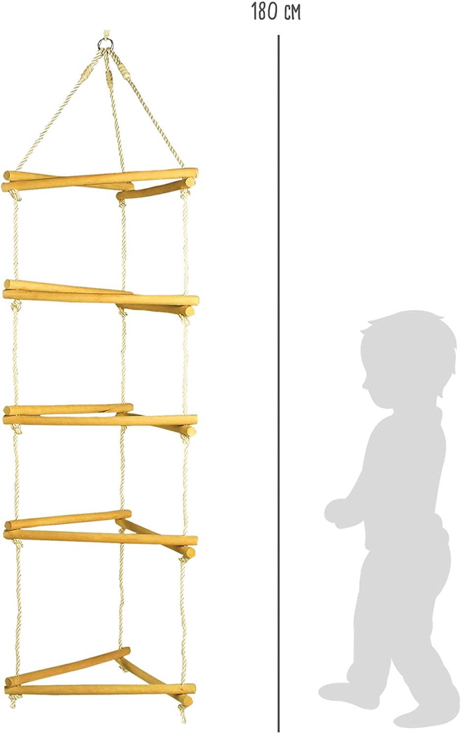 Small foot 1649 drabinka do wspinaczki z drewna - obrazek 3