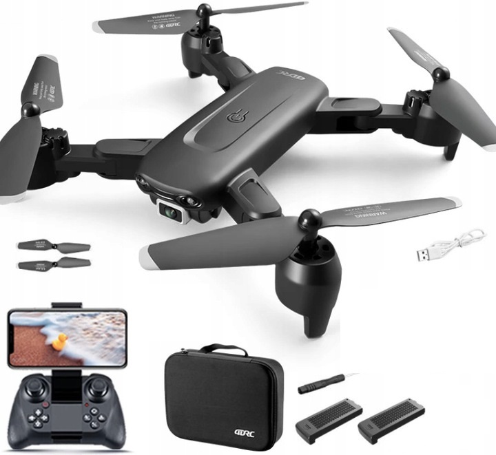 DRON Z KAMERA 4K 4DF6 4DRC 20min ZASIEG 500m