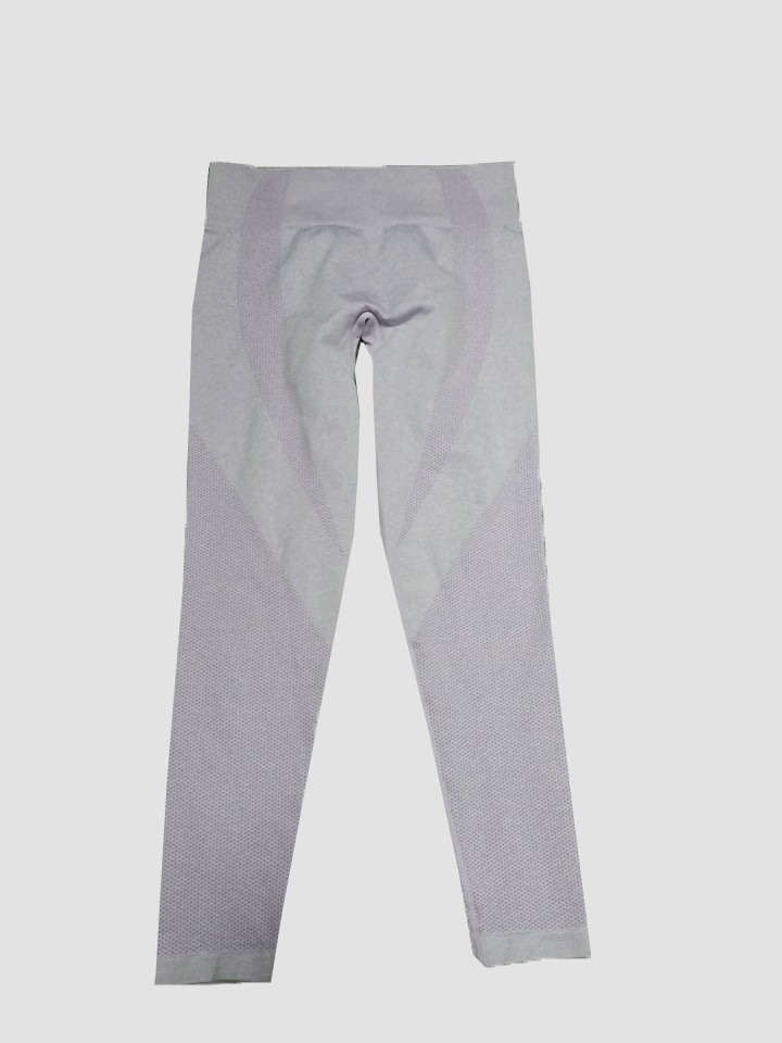 Damskie legginsy fitness w kolorze jasno fioletowym - obrazek 3