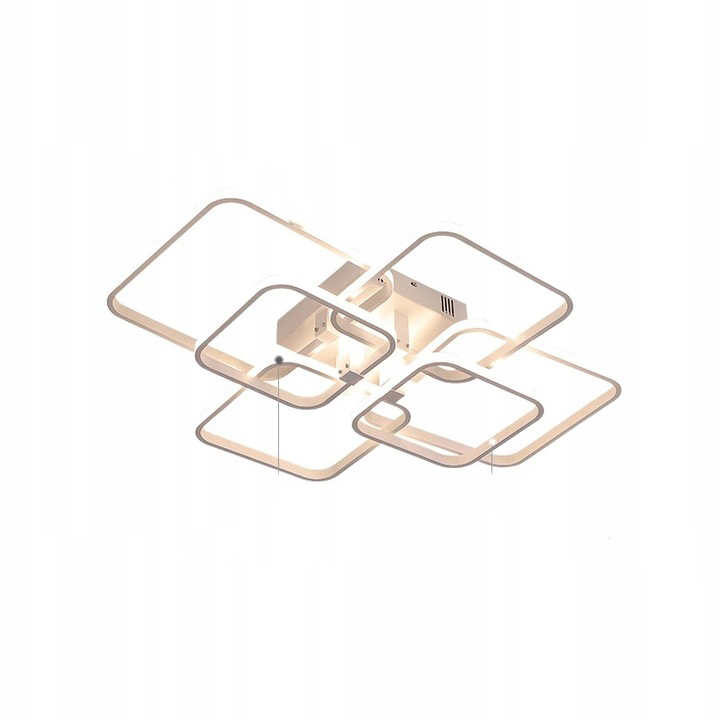 Nowoczesny żyrandol w stylu nordyckim LED z pilotem