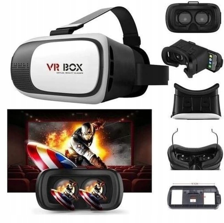 OKULARY 3D DO SMARTFONA WIRTUALNE GOGLE VR R226 - obrazek 2