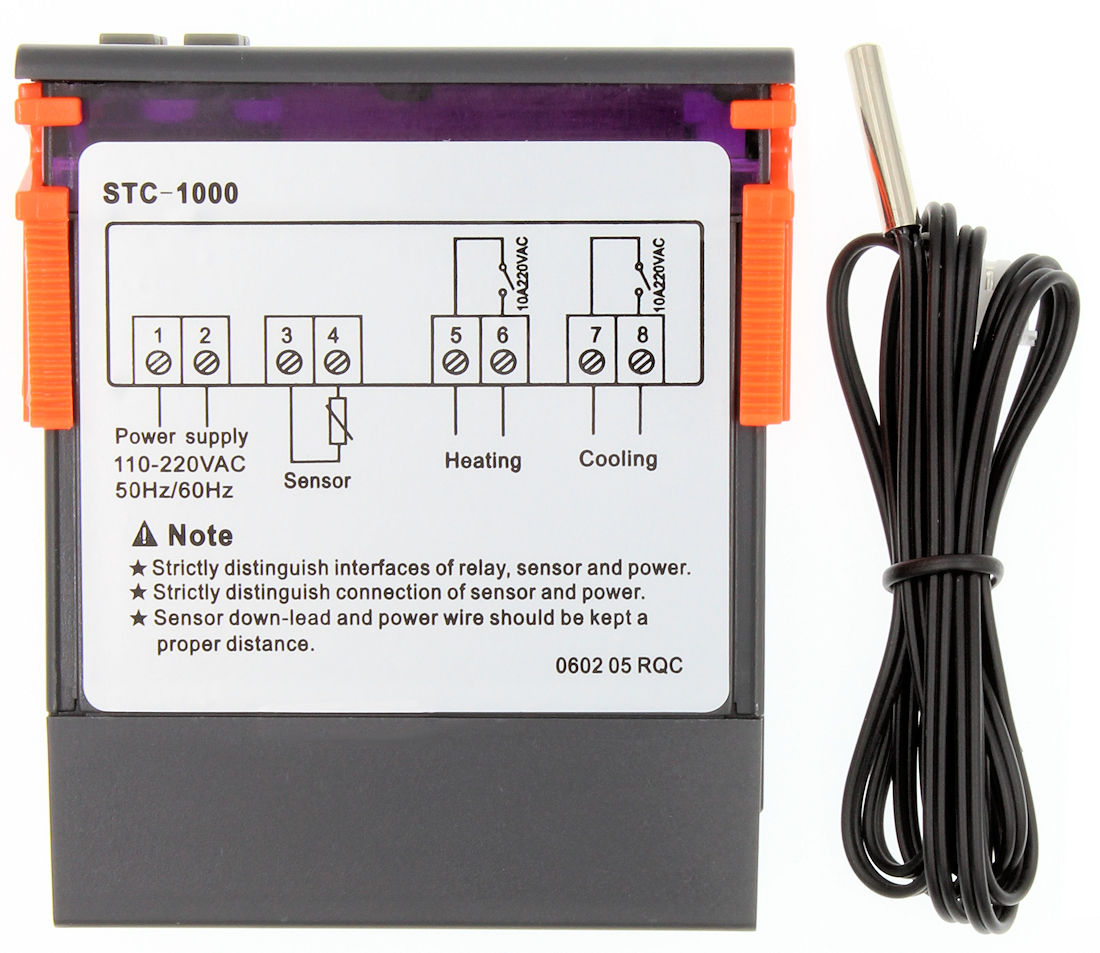 Regulator Temperatury Sterownik STC-1000 230V AC - obrazek 2