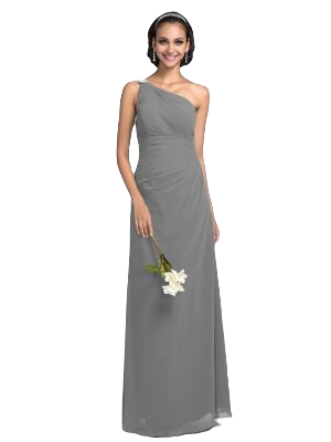 Sukienka na jedno ramię dla druhny