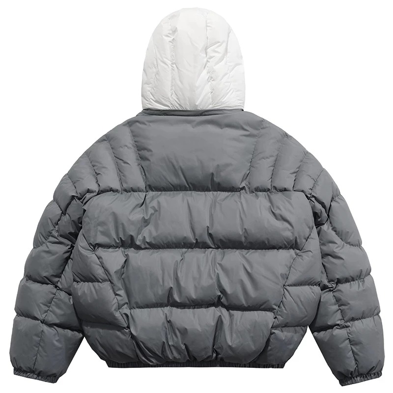 Męska puchowa kurtka w stylu VINTAGE - obrazek 4