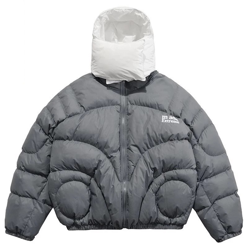 Męska puchowa kurtka w stylu VINTAGE