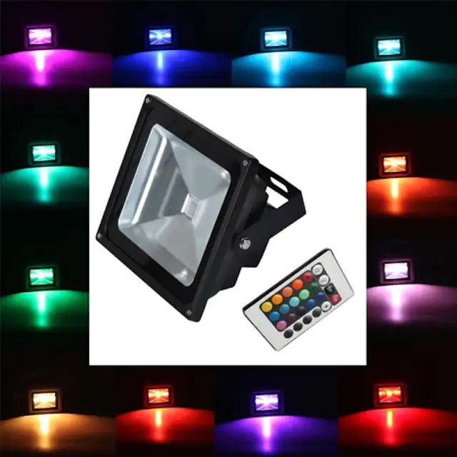 HALOGEN Reflektor LED 2900 lm RGB + Pilot - obrazek 2