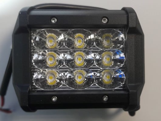 Reflektory LED 12-14V dla Auto motocykl ciężarówka łódź 27w - obrazek 2