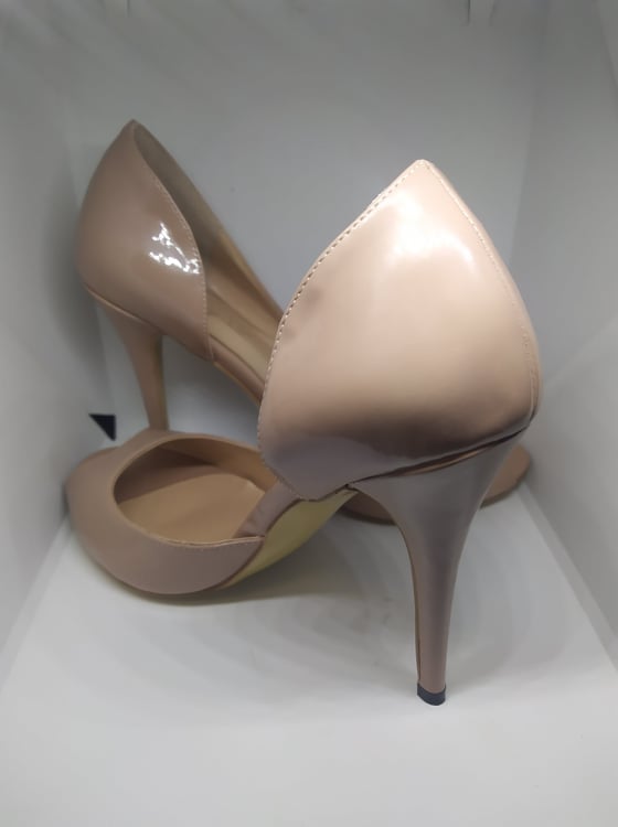 Damskie czółenka na obcasie powystawowe - obrazek 4