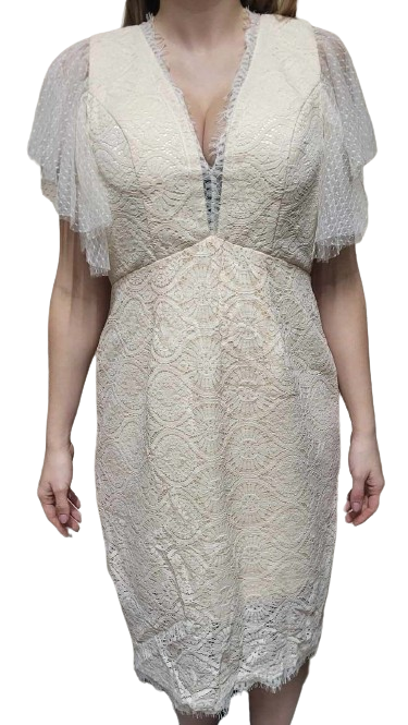 Damska sukienka w koronkę