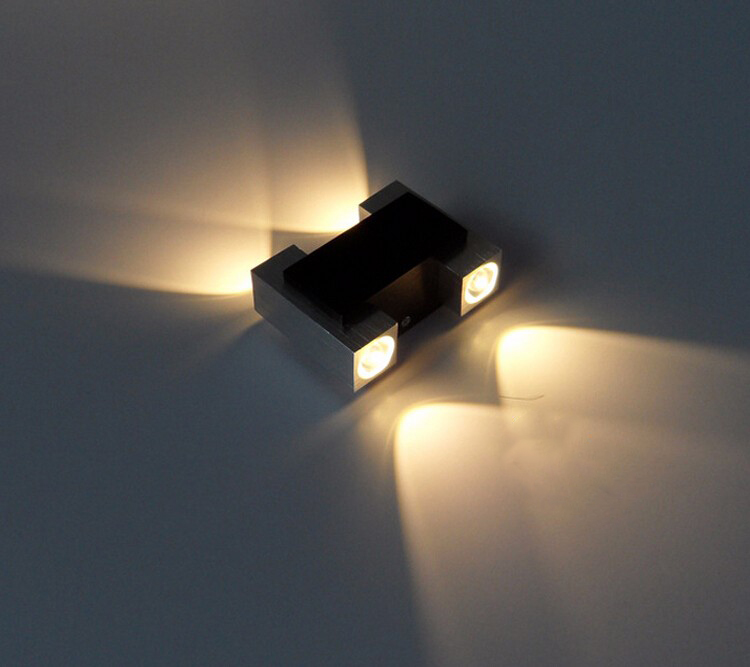 Nowoczesny kinkiet LED Aluminiowy Ciepły biały - obrazek 5