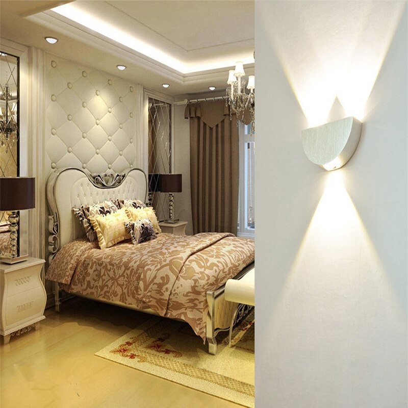 Nowoczesny kinkiet LED 5000k Aluminium - obrazek 3