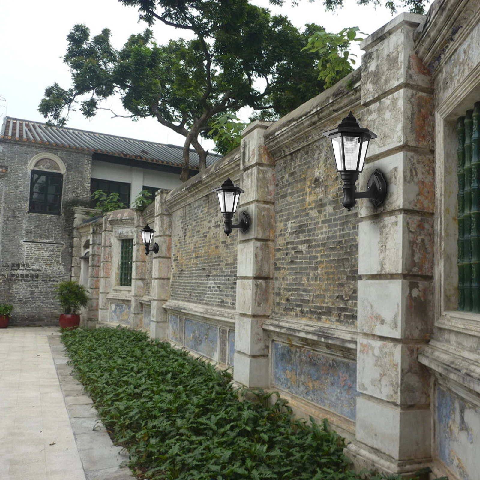 Kinkiet solarny LED - obrazek 2