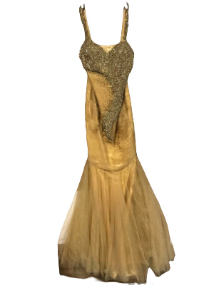 Tiulowa sukienka cekiny