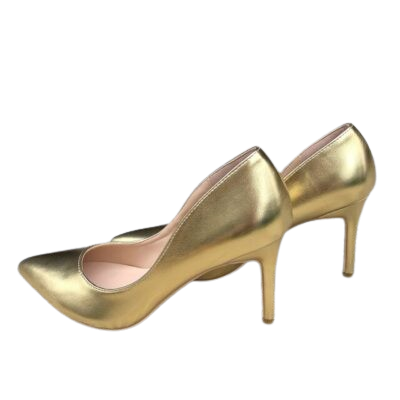 Damskie złote szpilki