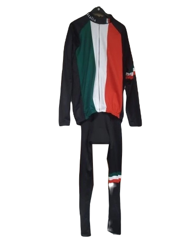 Ocieplany komplet rowerowy ITALIA