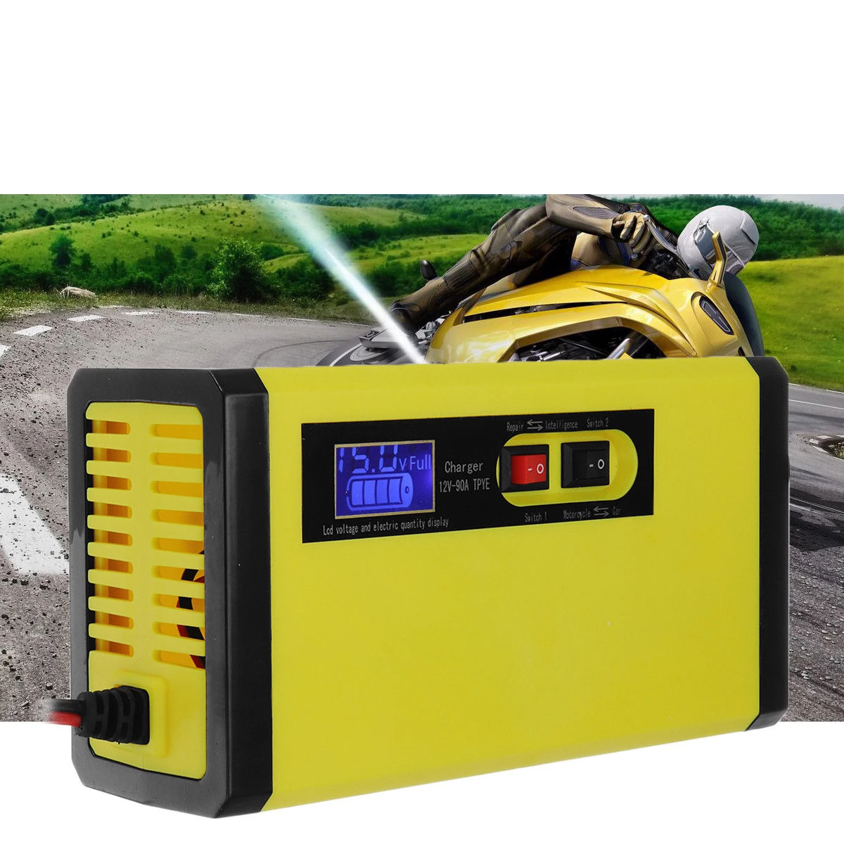 Prostownik ładowarka do Akumulatorów 12v 8A - obrazek 5