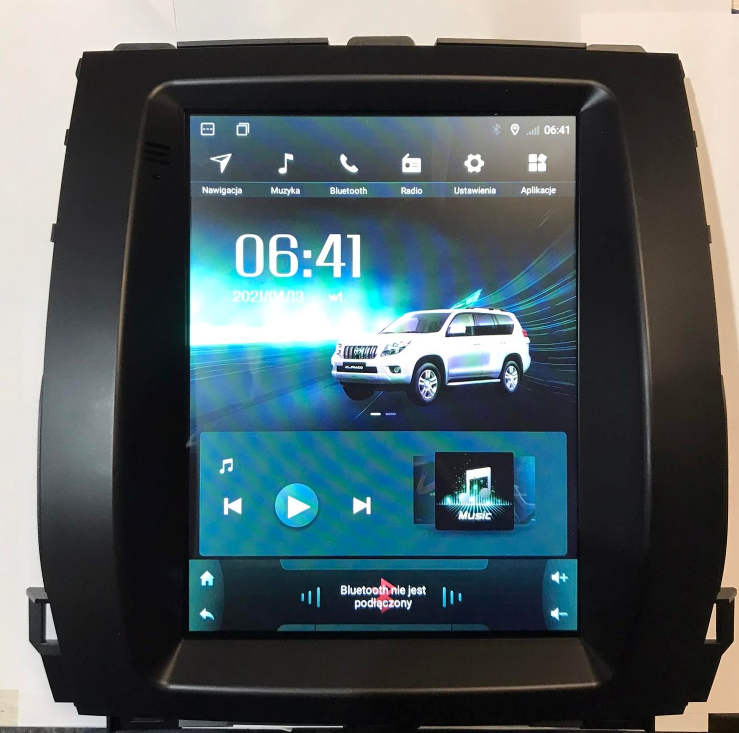 Radio Android Tesla style Toyota Land Cruiser Prado - obrazek 4