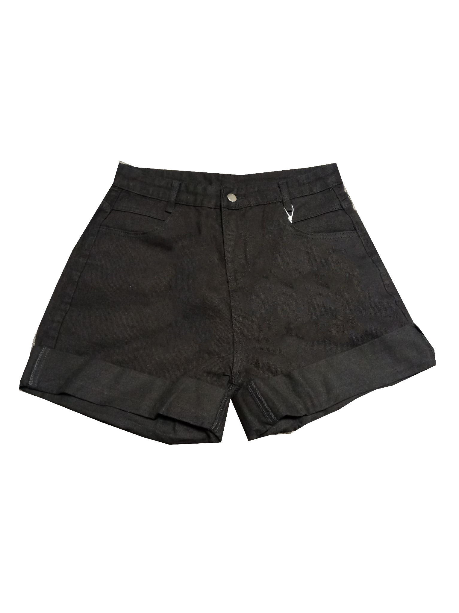 Damskie dżinsowe spodenki czarne