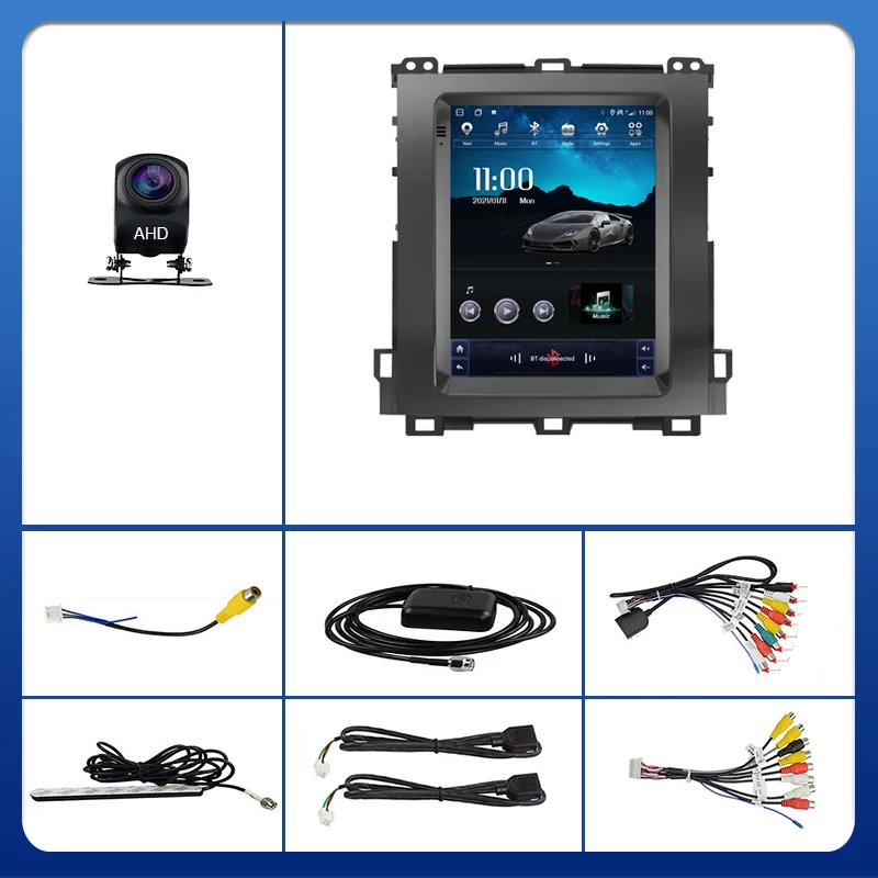 Radio Android Tesla style Toyota Land Cruiser Prado - obrazek 8