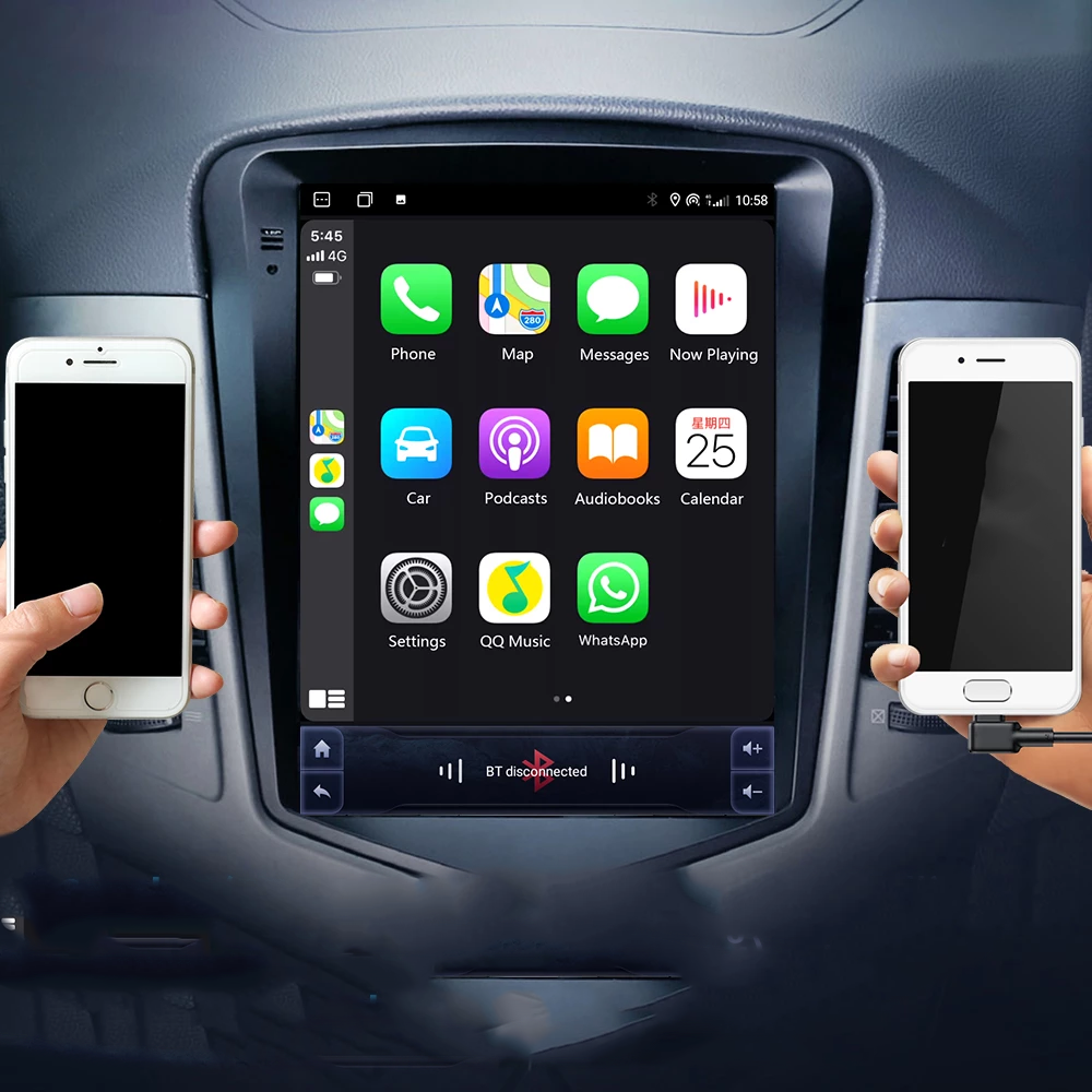 Radio Android Tesla style Toyota Land Cruiser Prado - obrazek 6