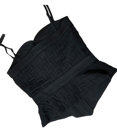 Damska czarna koszulka na ramiączkach