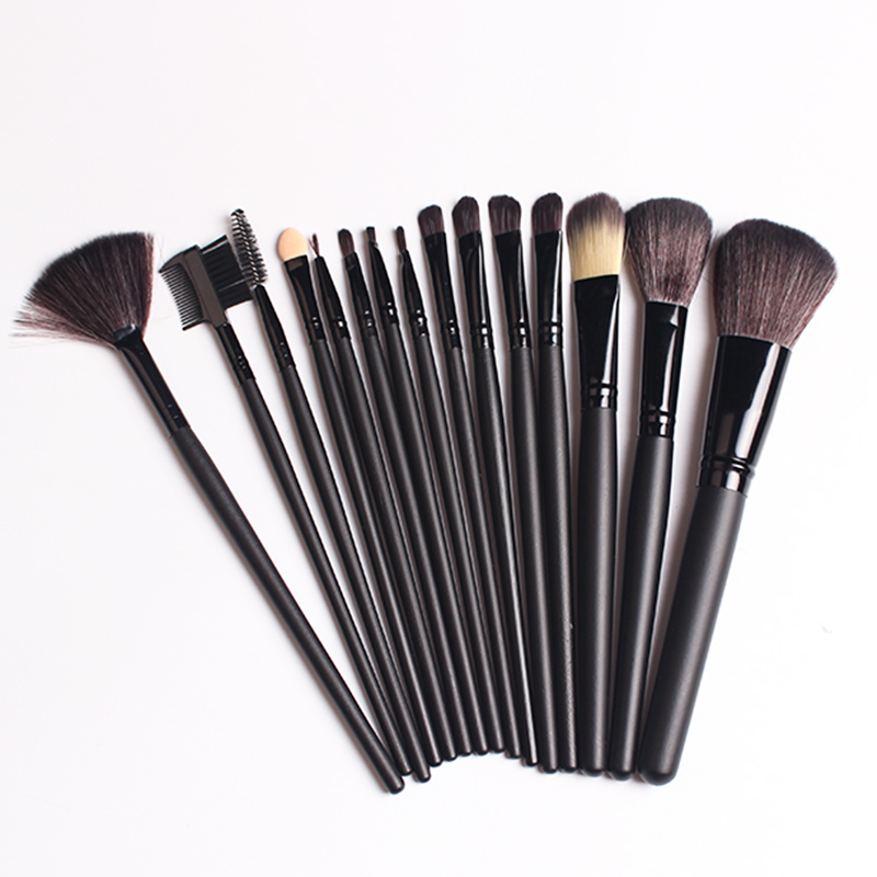 Zestaw profesjonalnych pędzli do makijażu - 15 SZTUK - obrazek 2