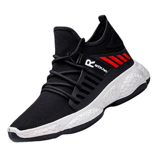 Męskie adidasy oddychające w kolorze czarnym