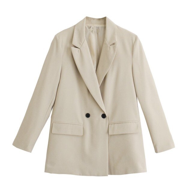 Damska kremowa marynarka Vintage