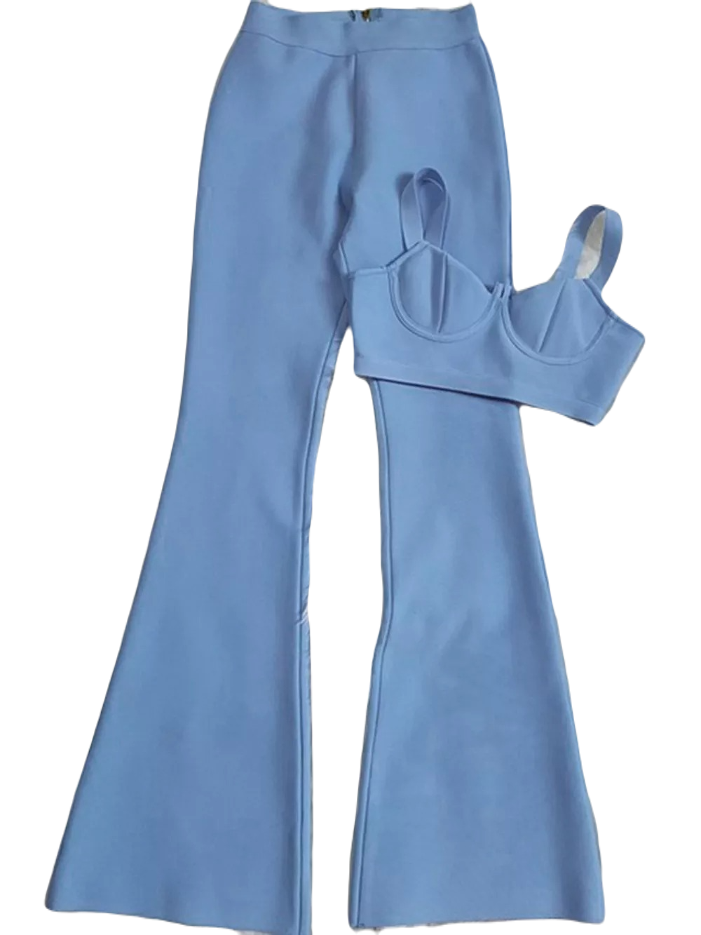 Damski seksowny komplet w kolorze niebieskim