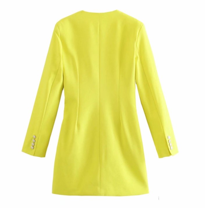 Damska elegancka sukienka z długim rękawem - obrazek 2