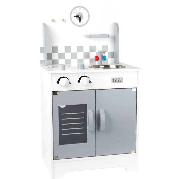 SMALL FOOT DREWNIANA KUCHNIA Z ZEGAREM