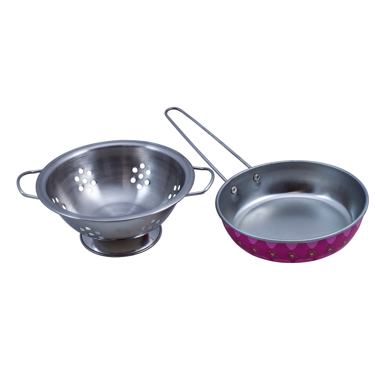 Small Foot 8975 Naczynia dziecięce Malin z metalu, różowe, 7 sztuk - obrazek 4