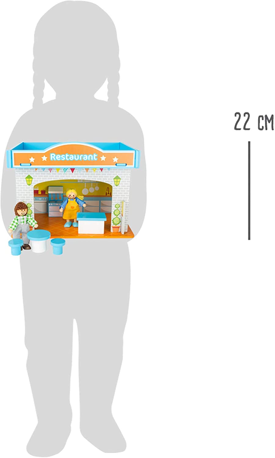 Drewniany zestaw restauracyjny small foot 10852 - obrazek 6