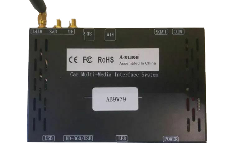 A-Sure odtwarzacz multimedialny Android 9 4G VW , Skoda