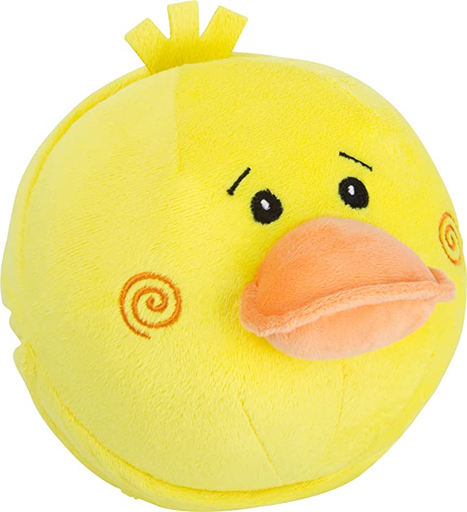 Small Foot 10521 Pluszowa piłka zając i kaczka wielokolorowa - obrazek 3