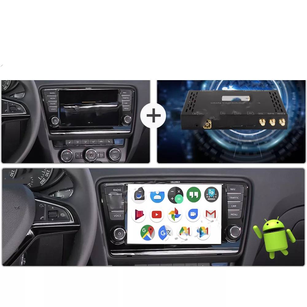 A-Sure odtwarzacz multimedialny Android 9 4G VW , Skoda - obrazek 4