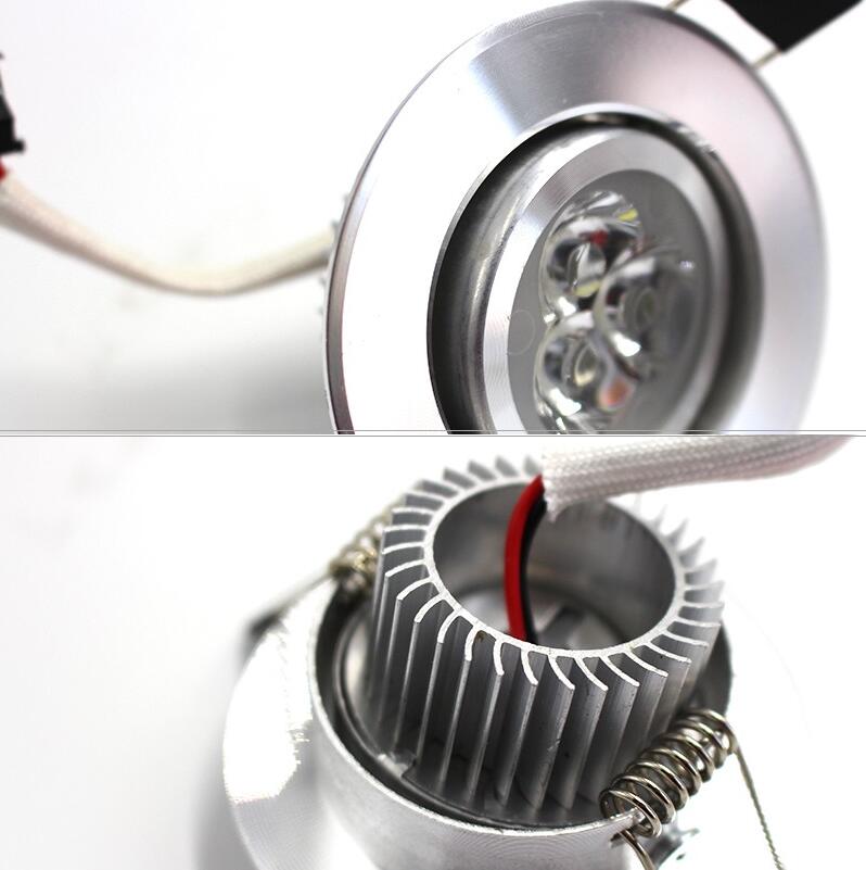 Halogen LED oprawa wpuszczana w sufit 3w - obrazek 3