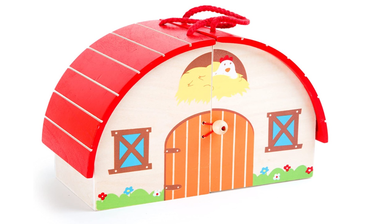 Small Foot 10124 Drewniany zestaw do zabawy w gospodarstwo - obrazek 2