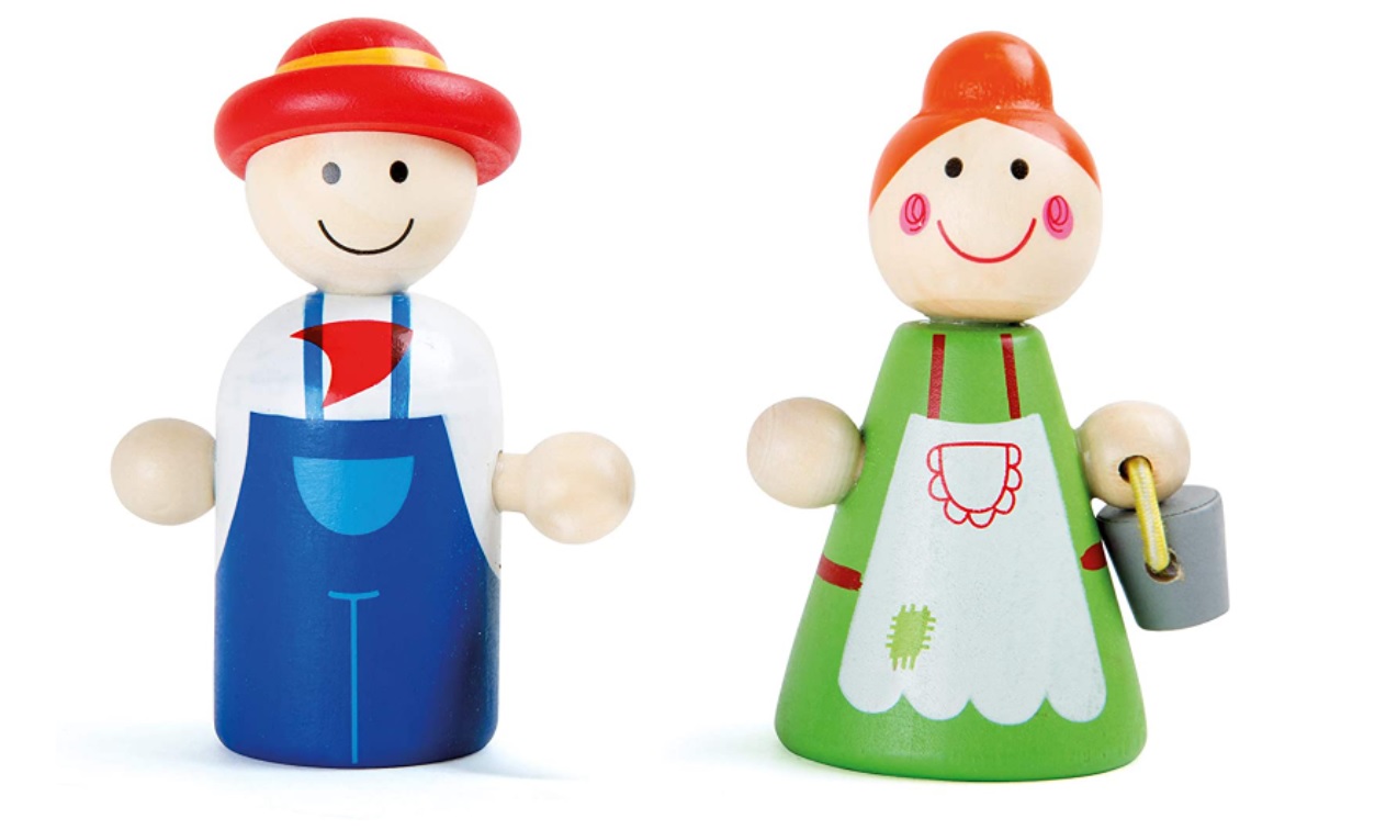 Small Foot 10124 Drewniany zestaw do zabawy w gospodarstwo - obrazek 5